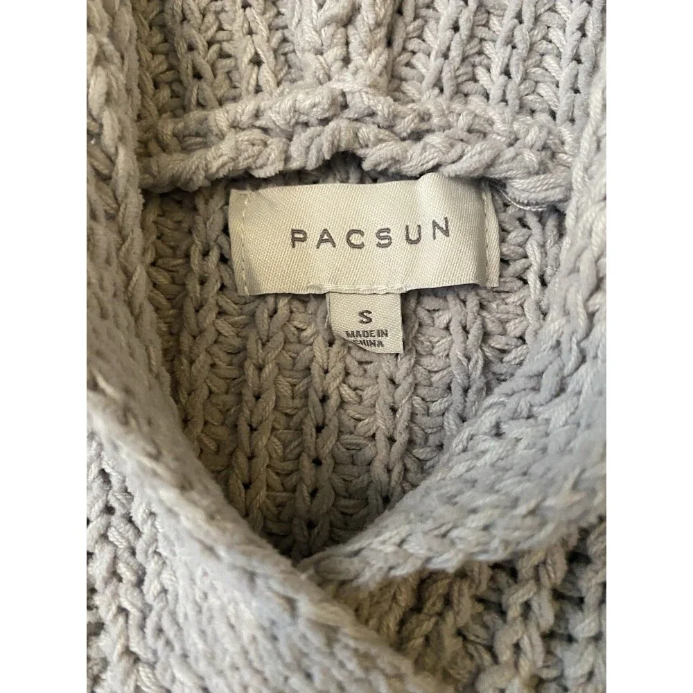 LA Hearts Jojo Sweater Hoodie by PacSun Crochet Cozychic Women’s Size S